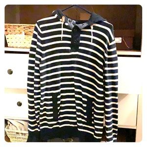 Nautica style  sweater with hood